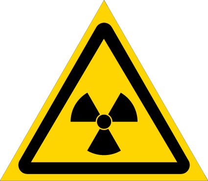 W 05 (Опасно. Радиоактивные вещества или ионизирующее излучение)
