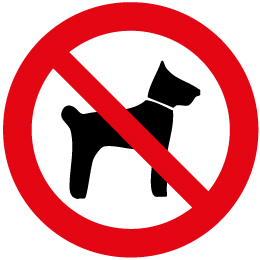 P 14 (Запрещается вход (проход) с животными)